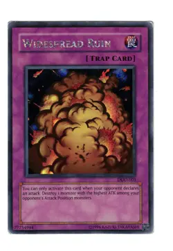 Yugioh- 1X Widespread Ruin - Secret Rare - Promo - DOD-003 - Moderate Play - Image 1