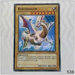 Rabidragon - SDBE-EN002 - Common 1st Edition Yugioh - Image 1