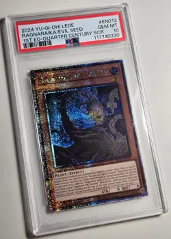 YU-GI-OH! LEGACY OF DESTRUCTION Ragnaraika The Evil Seed LEDE-EN013 QCR PSA 10 - Image 2
