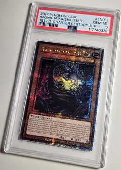 YU-GI-OH! LEGACY OF DESTRUCTION Ragnaraika The Evil Seed LEDE-EN013 QCR PSA 10 - Image 3