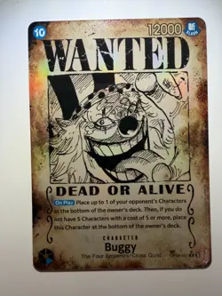 Buggy Wanted Poster OP09-051 Emperors in the New World Foil One Piece TCG - Image 3