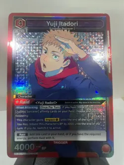 Yuji Itadori SR UEX02BT JJK-3-043 Union Arena Jujutsu Kaisen Vol. 2 - Image 1