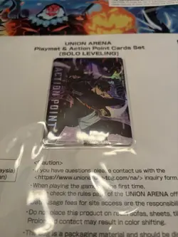 Bandai Namco Union Arena Solo Leveling Sung Jinwoo Playmat - BNCD 25/26 - Image 2