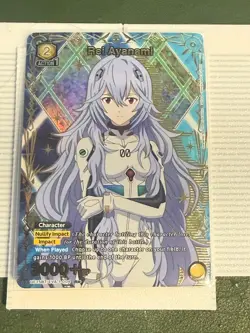Union Arena Rei Ayanami Langley EVA-1-004 R* Evangelion English FOIL ALT ART - Image 1