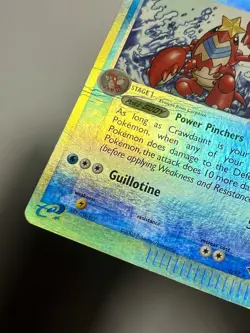 Crawdaunt 3/97 (DMG) Reverse Holo EX Dragon 2003 Pokemon Card TCG - Image 4