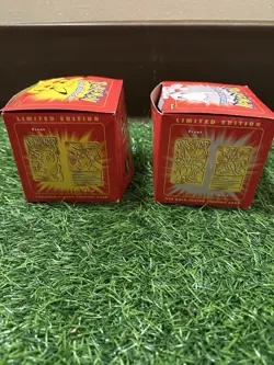 SEALED* 1999 Burger King Mewtwo & Pikachu 23K Gold Trading Card w/ Original Box - Image 3