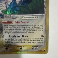 Pokemon Metagross 11/113 EX Delta Species Reverse Holo Rare Stage 2 Card - Image 5