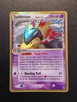Pokemon Typhlosion 2006 Dragon Frontiers 12/101 Holo Rare Card - Image 1
