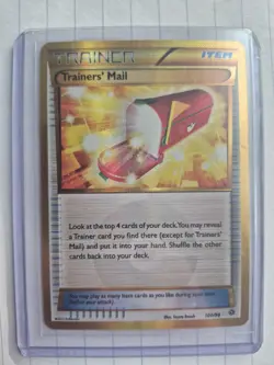 Trainers' Mail 100/98 Ancient Origins Gold Secret Rare Holo Pokemon Card LP - Image 1