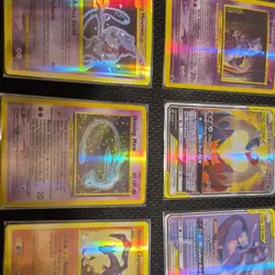 Pokemon Shining Mewtwo, Mew, Charizard, GX Tag Team Holo Card Lot (6) - Image 1