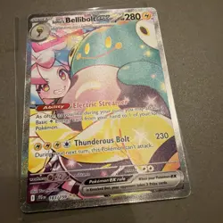 Pokemon TCG Iono's Bellibolt EX Journey Together Ultra Rare Holo Card 183/159 - Image 1