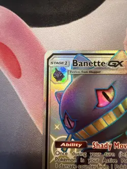 Pokemon Card Shiny Banette GX SV61/SV94 Hidden Fates Holo Full Art Ultra Rare NM - Image 4