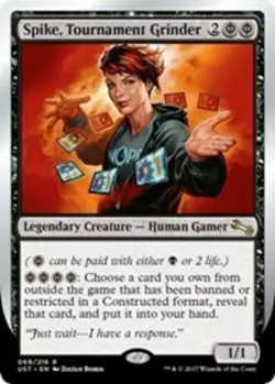Spike, Tournament Grinder NM, English MTG Unstable - Image 1
