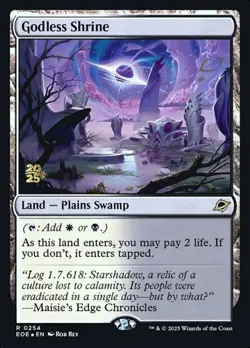 Godless Shrine - Foil Prerelease Promo EOE NM MTG - Image 1