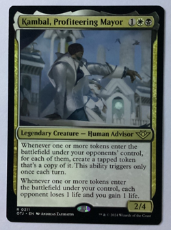 MTG Kambal, Profiteering Mayor R Outlaws of Thunder Junction 211 NM - Image 1