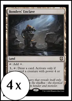 MTG - 4 x Bonders' Enclave - Modern Horizons 3 Commander - Playset 4x x4 - Image 1