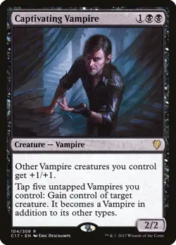 Captivating Vampire - MtG Commander 2017 - R104 NM 2017 - Image 1