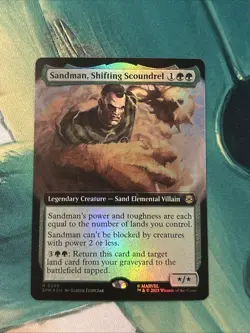 Sandman, Shifting Scoundrel (Foil) 0112 (R) MTG Marvel's Spider-Man (SPM) - Image 1