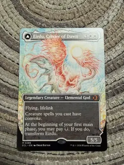 EIRDU, CARRIER OF DAWN ISILU [Borderless] - Mythic - ECL Lorwyn Eclipsed MTG - Image 1