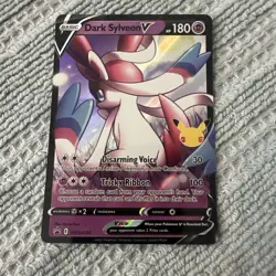 Dark Sylveon V ⭐ SWSH134 Holo Promo SWSH Black Star Pokemon - Image 1