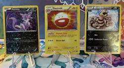 2013 Pokemon TCG Purrloin Legendary Treasures RC13/RC25 Lot (3) Electrode KroK - Image 1