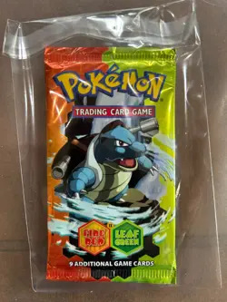 20+ year old Pokemon Fire Red Leaf Green Unopened Booster Pack - Image 1