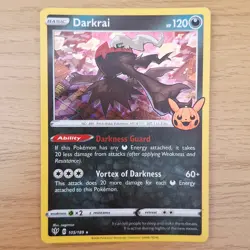Darkrai 105/189 / Holo / Rare / Trick Or Trade Halloween 2022 / Pokemon TCG / NM - Image 1