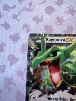 Rayquaza EX 75/108 XY Roaring Skies Extended Art Ultra Rare Holo Pokemon 2015 LP - Image 4