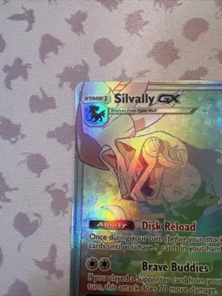 Pokemon TCG Silvally GX Cosmic Eclipse Secret Rare Rainbow #262/236 - Image 4