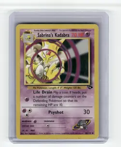 Sabrina's Kadabra Gym Challenge Uncommon Pokemon Near Mint or Better - Image 1