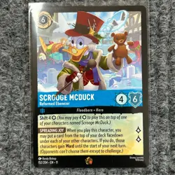 Disney Lorcana Winterspell Scrooge McDuck Reformed Ebenezer Legendary 152/204 NM - Image 1