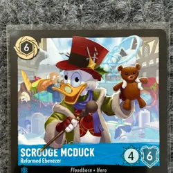 Disney Lorcana Winterspell Scrooge McDuck Reformed Ebenezer Legendary 152/204 NM - Image 4
