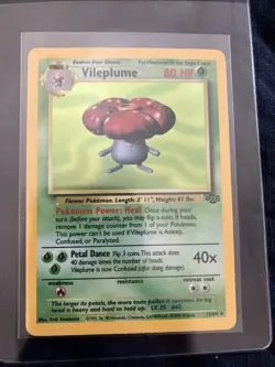 🍄 Vileplume 31/64 Jungle HOLO - Pokemon TCG Single Card LP - Image 1