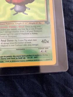 🍄 Vileplume 31/64 Jungle HOLO - Pokemon TCG Single Card LP - Image 3