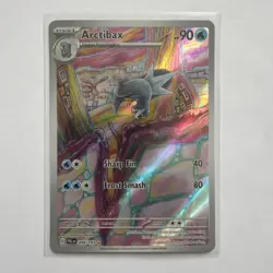 Pokemon TCG Arctibax Holo Illustration Rare Card 209/193 Sv02: Paldea Evolved - Image 1