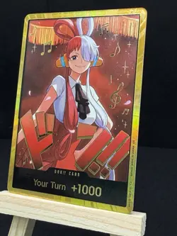 DON!! Card (Uta) (Gold) One Piece Heroines Edition (EB-03) Card Your Turn +1000 - Image 2