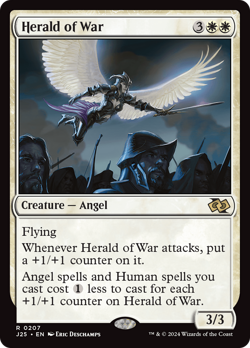 Herald of War 207 | Near Mint | J25 Foundations Jumpstart Magic MTG - Image 1
