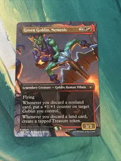 MTG Green Goblin, Nemesis (Borderless Regular) Marvel's Spider-Man R 0023 SPE - Image 1