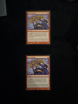 2x MTG Rite of Flame Coldsnap #96 MP Red Mana Ritual Storm - Image 1