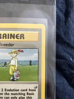 🪏👨‍🌾Pokemon Breeder 076/102 Base Set Regular Lp - Pokemon TCG RARE - Image 4