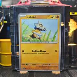 Cubone Stellar Crown Pokemon TCG 072/142 Scarlet & Violet SV07 Common - Image 1