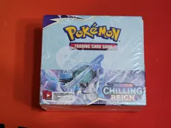 Sealed Pokemon TCG Sword & Shield Chilling Reign Booster Box - Image 1