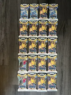 Pokemon Silver Tempest Sleeved Booster Packs 20 Total - Image 1