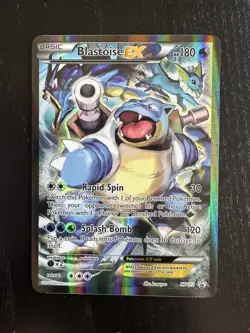 Pokemon TCG Blastoise EX XY122 Black Star Full Art Holo Promo - Image 1