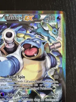 Pokemon TCG Blastoise EX XY122 Black Star Full Art Holo Promo - Image 5