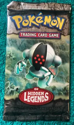 EX Hidden Legends Booster Pack Registeel Art Factory Sealed Pokemon - Image 1