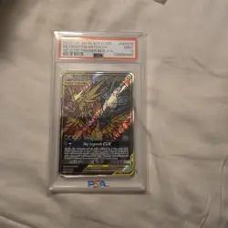 2019 POKEMON SM PROMO HIDDEN FATES FULL ART/MOLTRES & ZAPDOS & ARTICUNO GX PSA 9 - Image 1