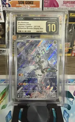 N's Reshiram 167/159 Journey Together Stamped Promo - CGC Pristine 10 Pokemon 🔥 - Image 1