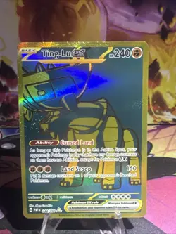 Ting-Lu ex 244/091 Pokemon SV: Paldean Fates Gold Hyper Rare Holo NM - Image 1