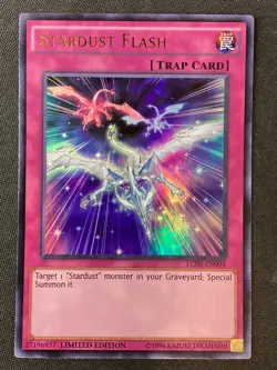 Yu-Gi-Oh TCG #LC05-EN003 Stardust Flash Limited Edition Ultra Rare LP - Image 1